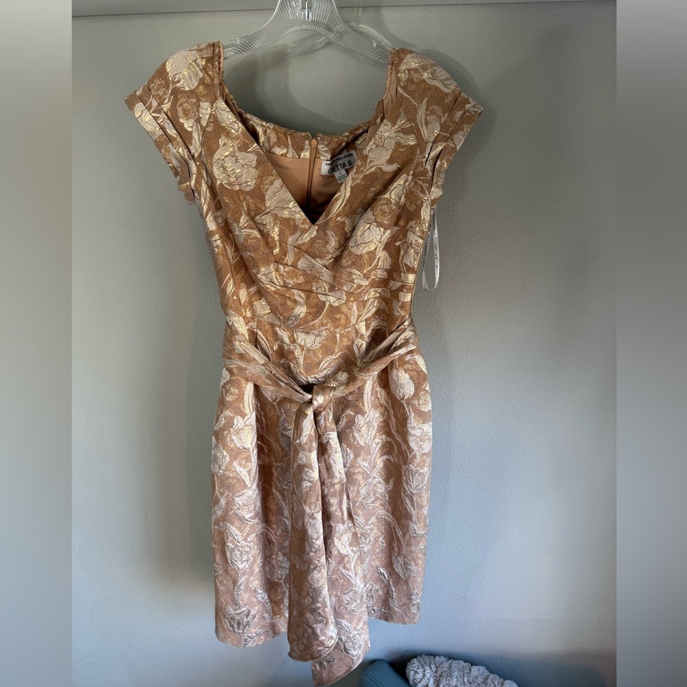 Chetta B Gold Dress
